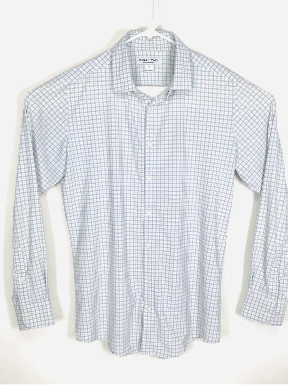 Mizzen+Main men’s long sleeve button up shirt medium trim